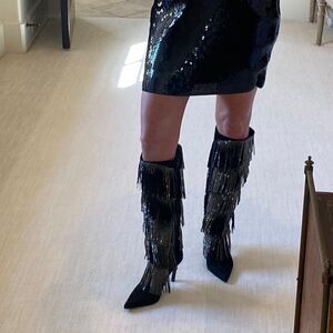 INC International Concepts rhinestone boots